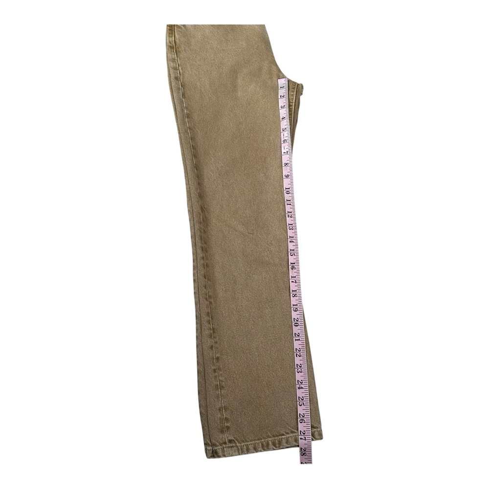 Reformation Jeans Cynthia High Rise Long Denim Almond Beige 24" x 28" inseam‎ - Picture 12 of 14